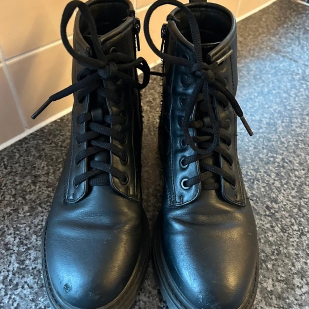 George Black Ankle Boots